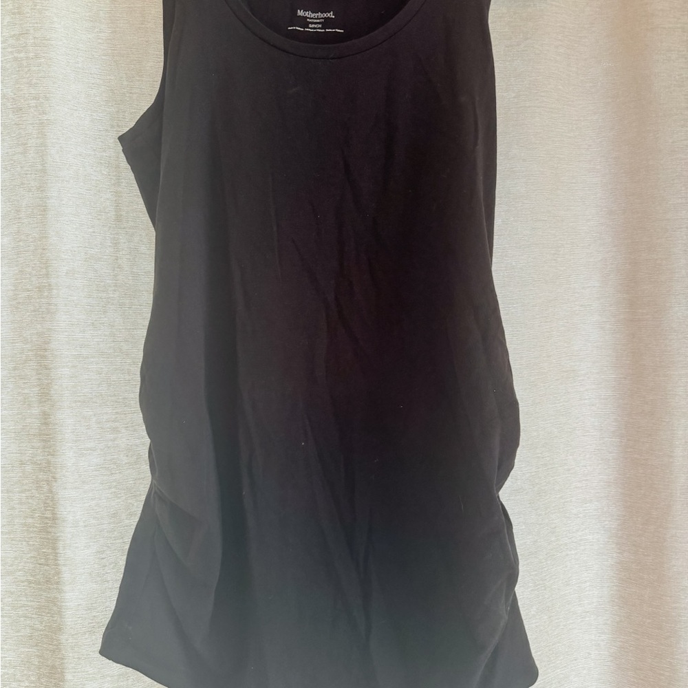 Motherhood Maternity Black Sleeveless Tank Top